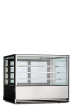 Banco pasticceria quattro lati vetro ventilato, porte scorrevoli DELUXE 153 PSV