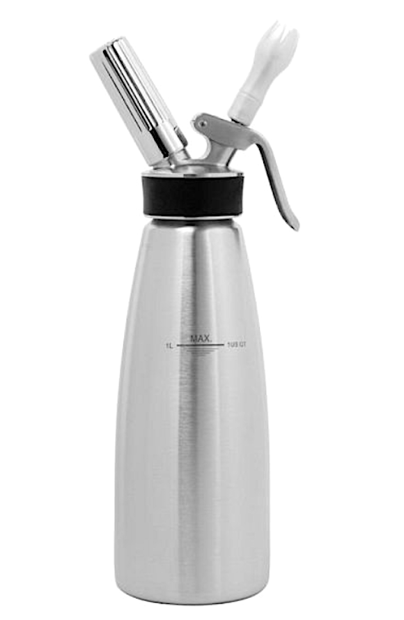 Profi Plus Sifone Panna Lt.1 Acciaio Inox Professionale