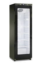 Armadio frigo statico con agitatore, porta vetro, temperatura positiva GN 400 G TN BLK