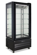 Frigo pasticceria quattro lati vetro no frost negativo VICTORIA 85 NFN BLACK