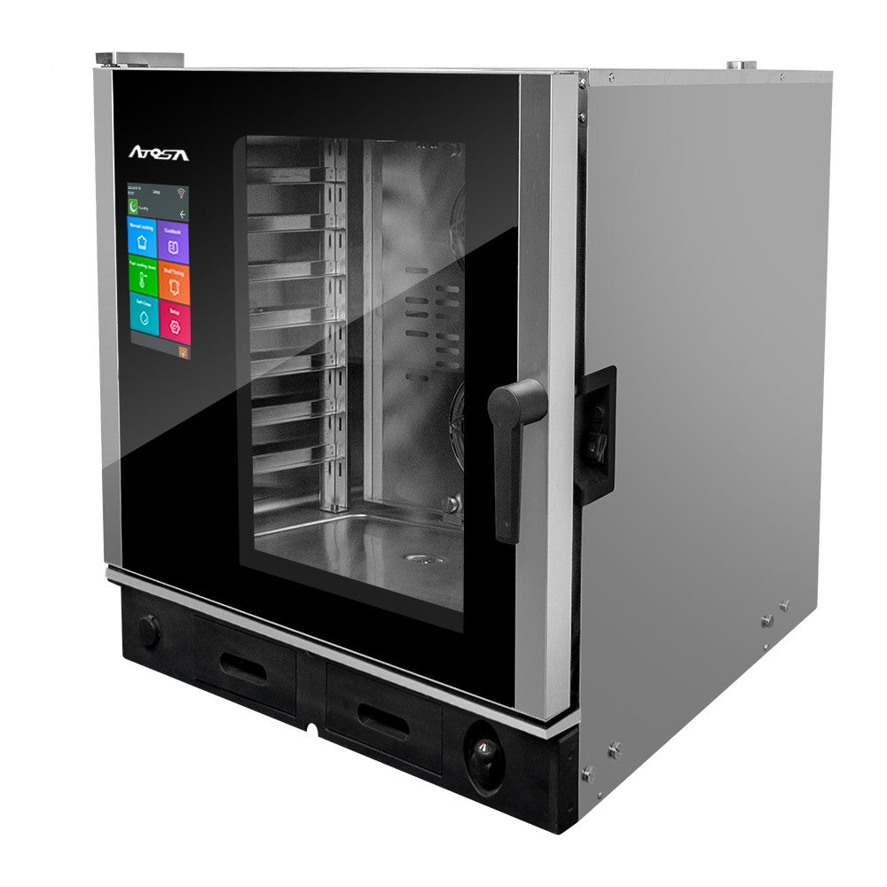 FORNO ELETTRICO PROFESSIONALE COMBINATO ATOSA 7 TEGLIE GN 1/1, CONVENZIONE E VAPORE