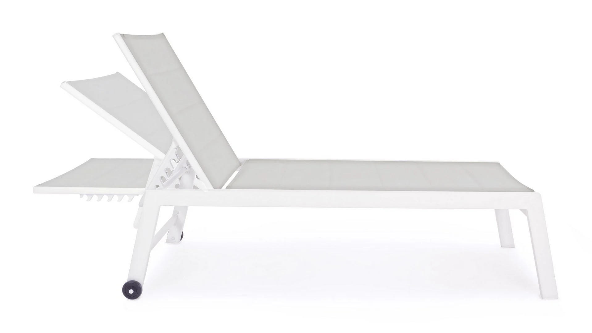 HILDE LETTINO CON RUOTE BIANCO CLOUD CM.65X200X102