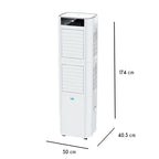 RAFFRESCATORE ECO FRESH AIR BREZZA 170 BIANCO H.172CM 10000M3/H CON FILTRO POLIFOSFA