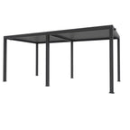 PERGOLA BIOCLIMATICA 3 X 6 METRI ALTEZZA 2,5 METRI ANTRACITE