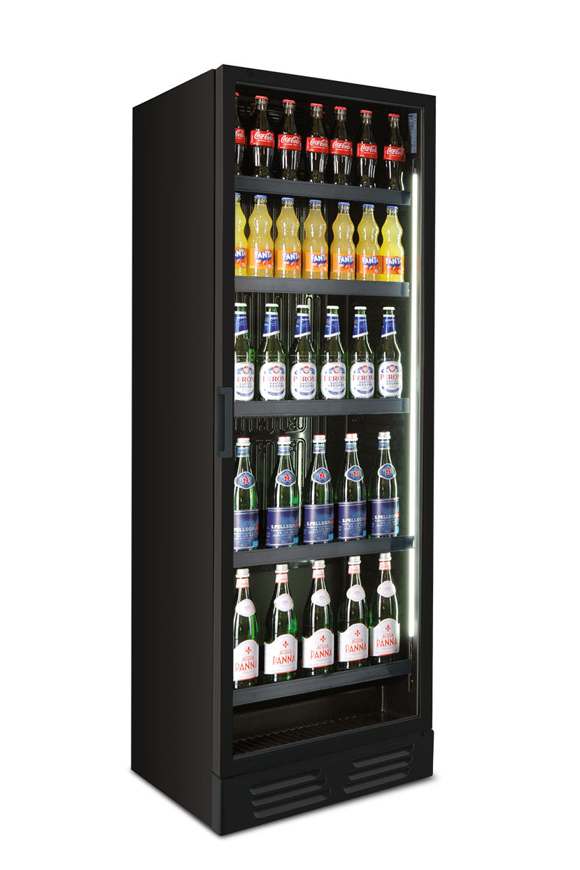 Frigo vetrina bibite statica con agitatore CLS 372 V BLACK