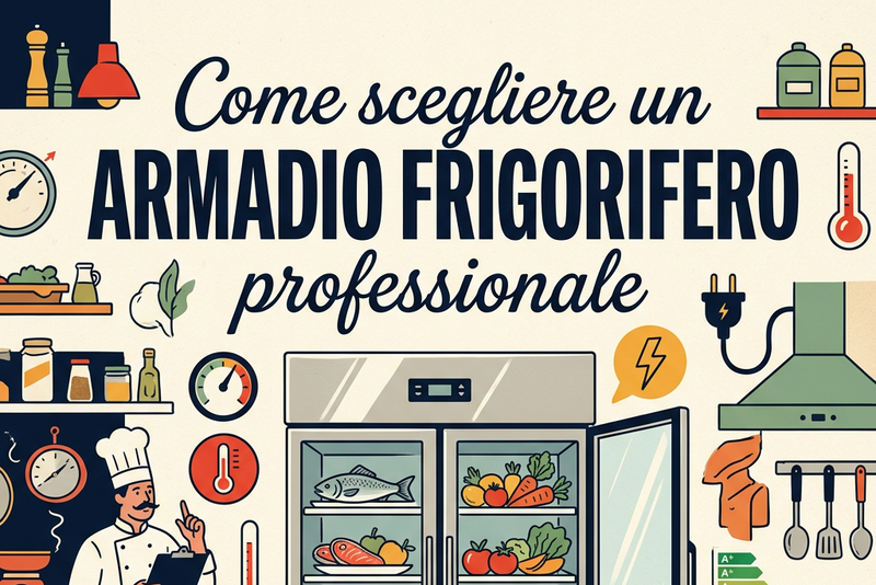 Come scegliere un armadio frigorifero professionale
