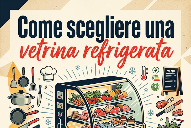 Come scegliere una vetrina refrigerata