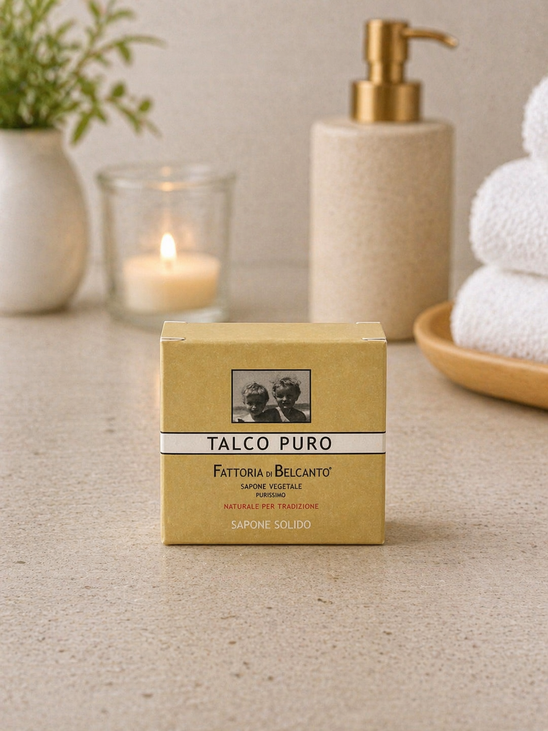 Sapone Linea Talco Puro – Confezione da 20 pezzi (20 g)