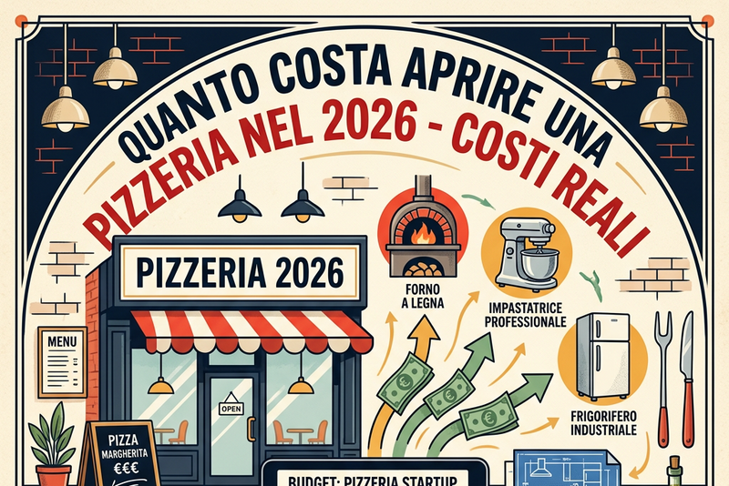 Quanto costa aprire una pizzeria nel 026 - Costi reali