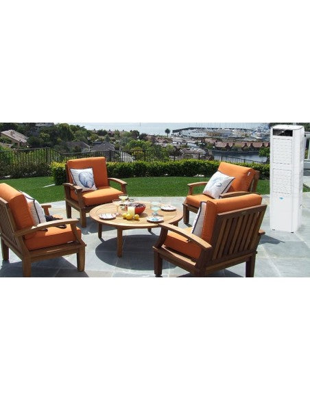 RAFFRESCATORE ECO FRESH AIR BREZZA 170 BIANCO H.172CM 10000M3/H CON FILTRO POLIFOSFA