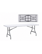 Tavolo Catering 200x90x74cm Gambe Pieghevoli (24)